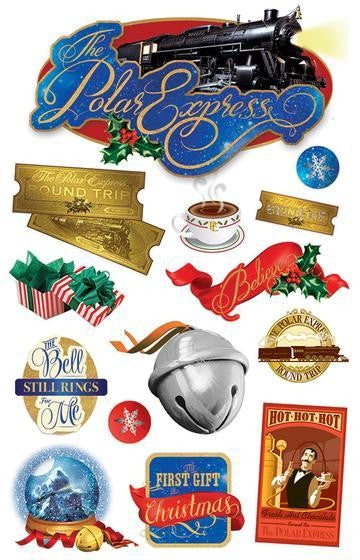 PAPER HOUSE 3D STICKER POLAR EXPRESS - STDM0316E