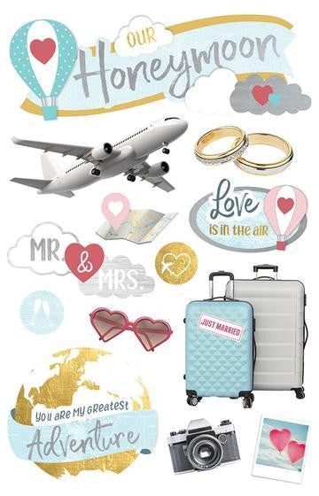 PAPER HOUSE 3D STICKER OUR HONEYMOON - STDM0329E