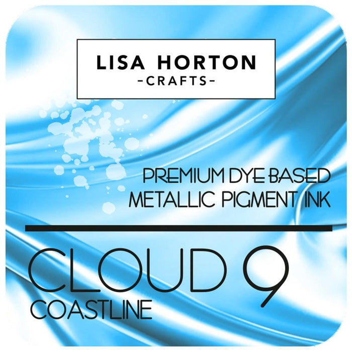LISA HORTON CRAFTS CLOUD 9 METALLIC INK PADS COASTLINE LHCIP218