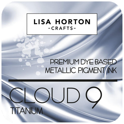 LISA HORTON CRAFTS CLOUD 9 METALLIC INK PADS TITANIUM LHCIP223