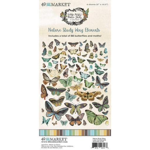 49 & MARKET VINTAGE ARTISTRY NATURE STUDY WINGS LASER CUT - NS-23183