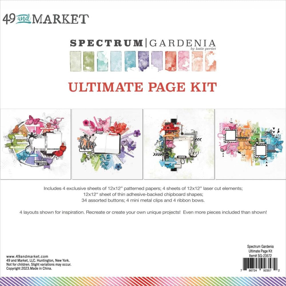 49 AND MARKET SPECTRUM GARDENIA 12 X 12 ULTIMATE PAGE KIT - SG-23572