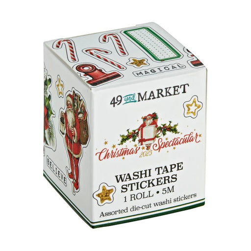 49 AND MARKET CHRISTMAS SPECTACULAR POSTAGE WASHI STICKERS - CS23-23824