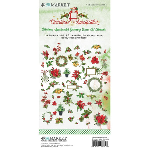 49 AND MARKET CHRISTMAS SPECTACULAR GREENERY LASER CUT - CS23-24326