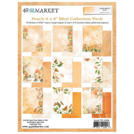 49 AND MARKET COLOR SWATCH PEACH 6 X 8 MINI COLLECTION PACK - CSP-24906