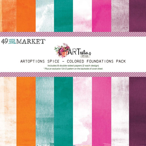 49 AND MARKET ART TOPTIONS SPICE 12X12 COLOR COLLECTION PACK - AOS-25149