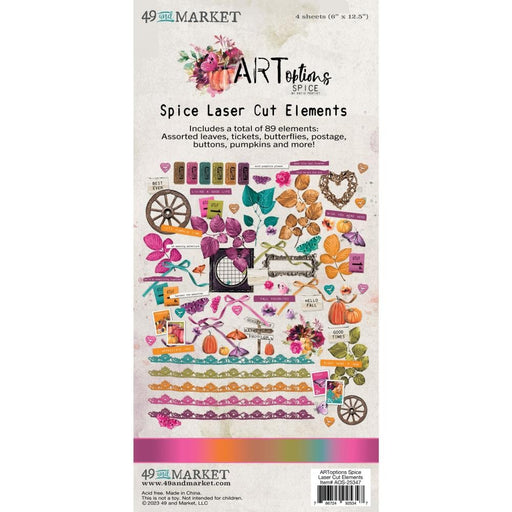 49 AND MARKET ART TOPTIONS SPICE LASER CUTS ELEMENTS - AOS-25347