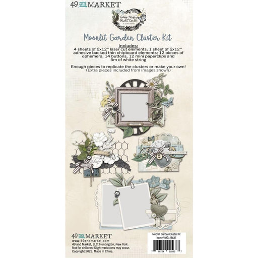 49 AND MARKET VINTAGE ARTISTRY MOONLIT GARDEN CLUSTER KIT - VMG25637