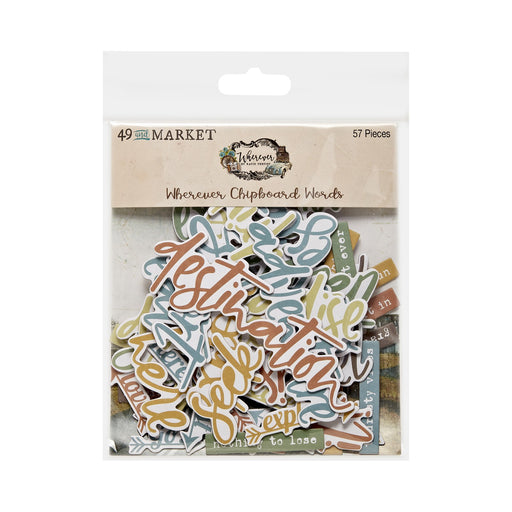 49 AND MARKET WHE-REVER COLLECTION WORDS CHIPBOARD - WHE-26139