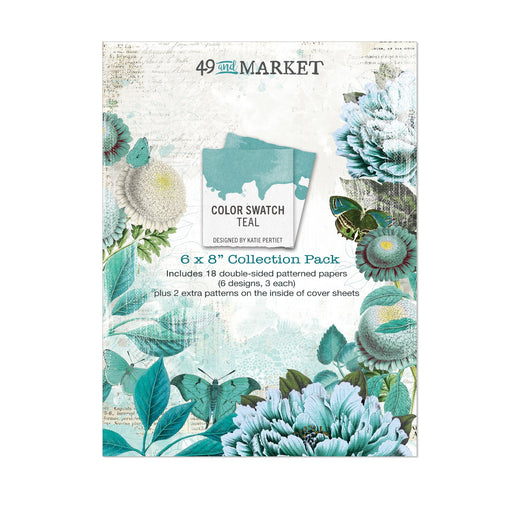 49 AND MARKET 6X8 PACK -CS TEAL COLLECTION - TCS-26221