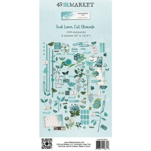 49 AND MARKET ELEMENTS -CS TEAL CUT OUT - TCS-26313