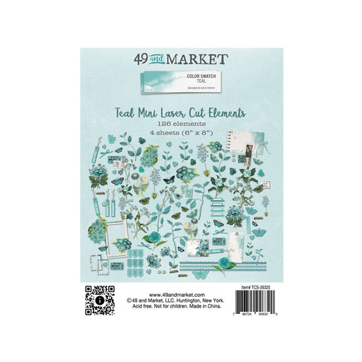 49 AND MARKET MINI -CS TEAL CUT OUT - TCS-26320