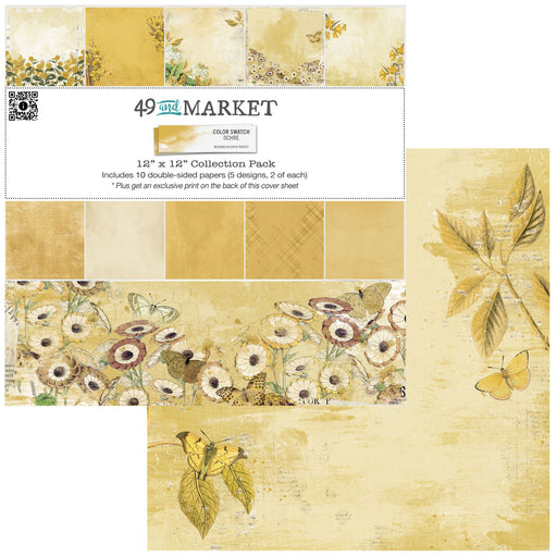 49 AND MARKET COLOR SWATCH OCHRE 12X12 PACK COLLECTION - OCS-26795