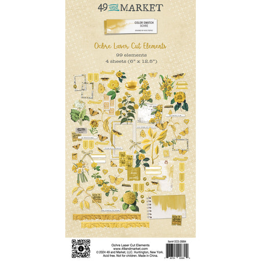 49 AND MARKET COLOR SWATCH OCHRE  ELEMENTS  CUT OUTS OCS-26894