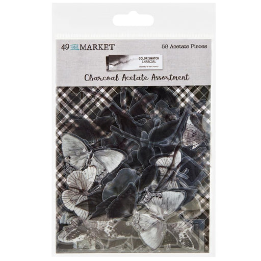 49 AND MARKET COLOR SWATCH CHARCOAL ACETATE ASSORTMENT - CCS-27495