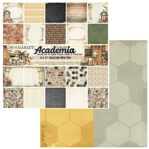 49 AND MARKET ACADEMIA  12 X 12 PAPER PAD- AC-28041