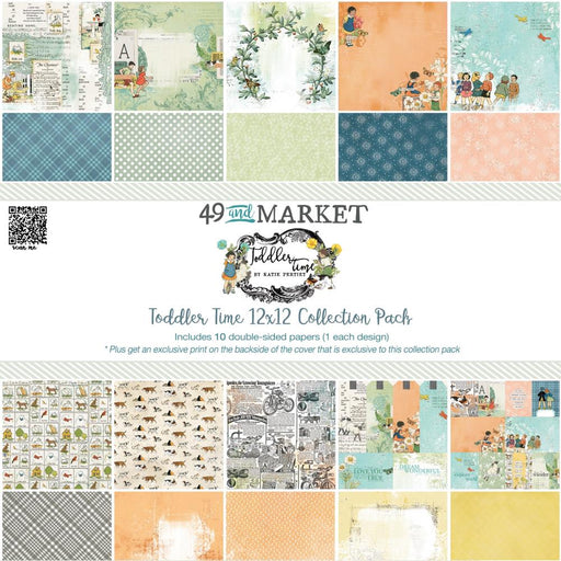 49 AND MARKET TODDLER TIME COLLECTION  12 X 12 PAPER PACK- TT-29949