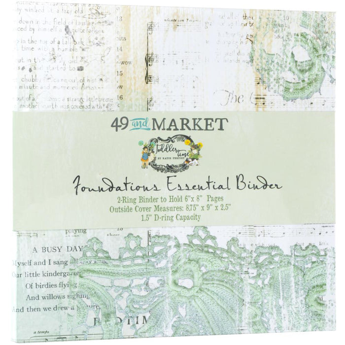 49 AND MARKET TODDLER TIME COLLECTION  FOUNDATIONS ESSENTIAL BINDER- TT-30143