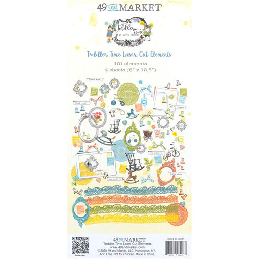 49 AND MARKET TODDLER TIME COLLECTION LASER CUT ELEMENTS- TT30181