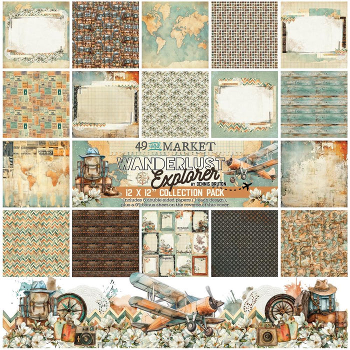 WANDERLUST COLLECTION 12X12 PAPER PAD - DWE-30266