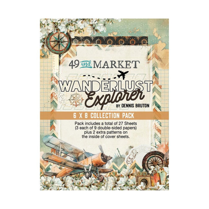 WANDERLUST EXPLORER COLLECTION 6X8 PAPER PAD - DWE-30280