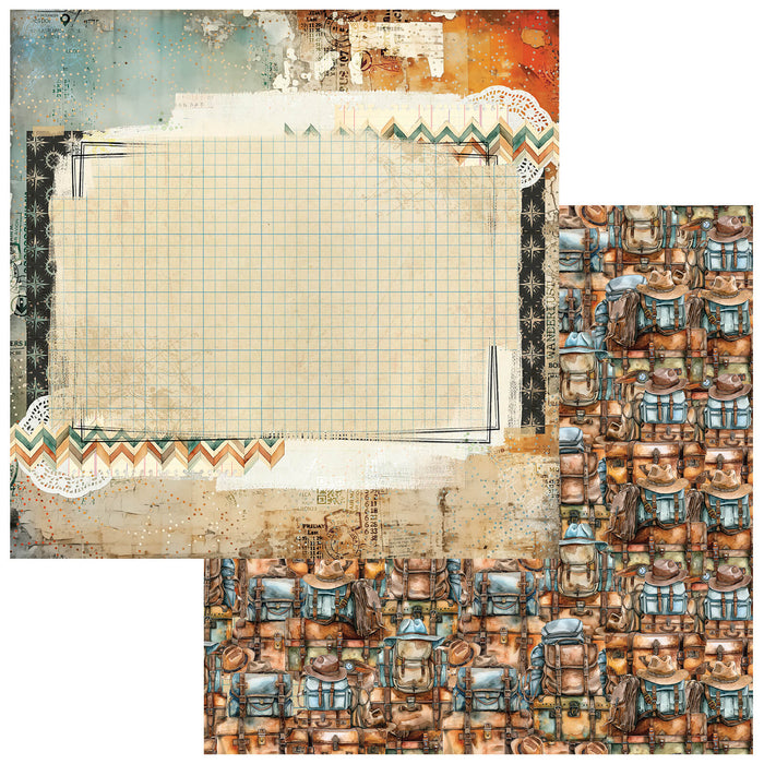 WANDERLUST EXPLORER COLLECTION 12 X 12 PAPEGLOBE ADVENTURE - DWE-30310