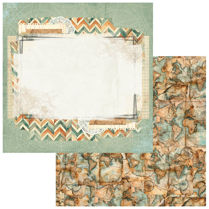 WANDERLUST EXPLORER COLLECTION 12 X 12 PAPER EXPLORER DIARIES - DWE-30327