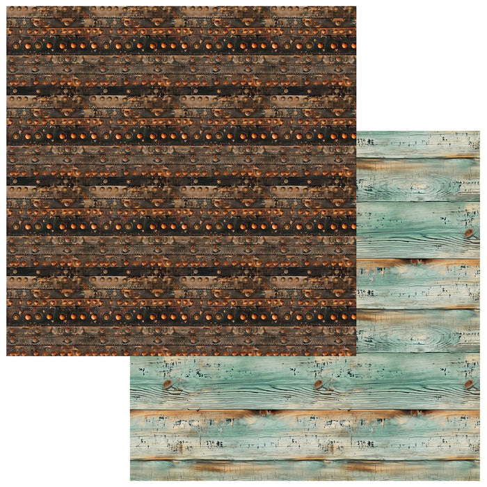 WANDERLUST EXPLORER COLLECTION 12 X 12 PAPER VOYAGE LOG -DWE-30358