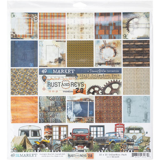 49 AND MARKET RUST AND REV COLLECTION 12X12 PACK - RR-21379