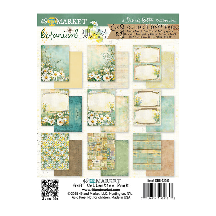 49 AND MARKET  BOTANICAL BUZZ 6 X 8 COLLECTION PACK - DBB-32253