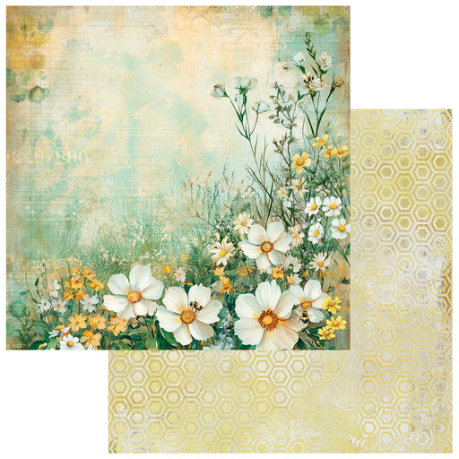 49 AND MARKET  BOTANICAL BUZZ COLLECTION 12 X 12 PAPER CHEERFUL - DBV-32307