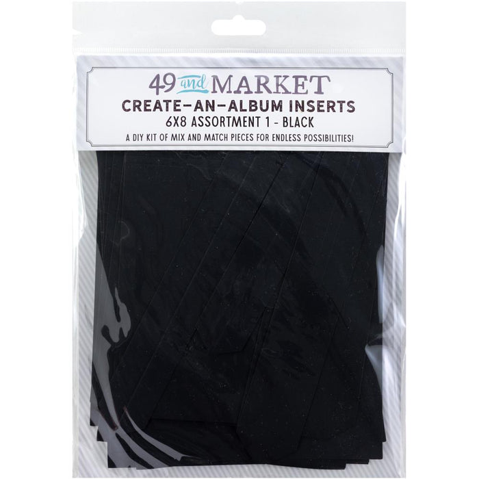 49 AND MARKET CREATE A ALBUM FOUNDATION INSERTS BLACK 1 -CAA-32826