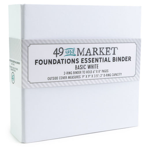 49 AND MARKET  FOUNDATION ESSENTIAL  BINDER WHITE  - FAB-32895