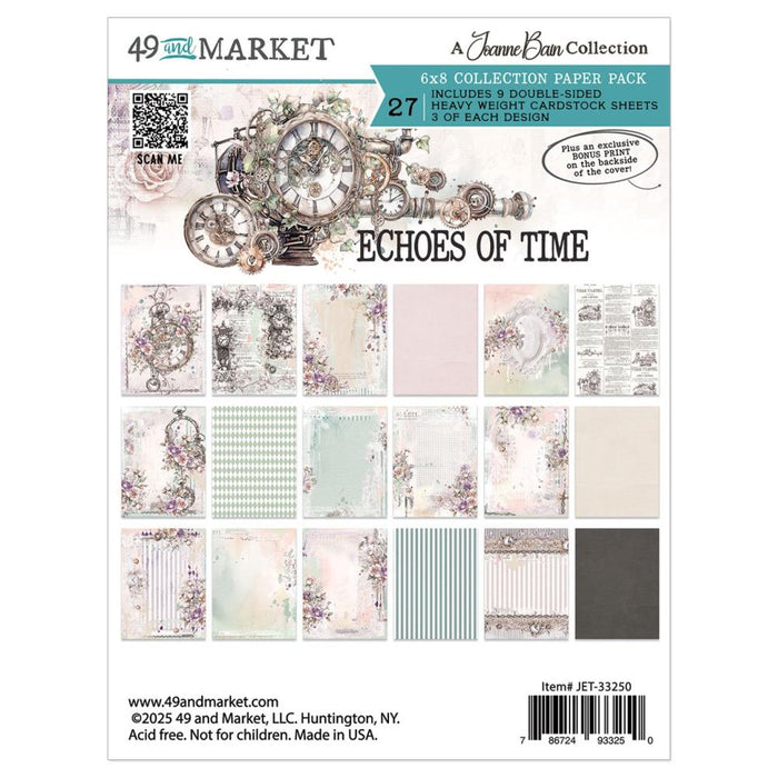 49 AND MARKET ECHOES OF TIME COLLECTION 6X8 PAPER PACK -JET-33250