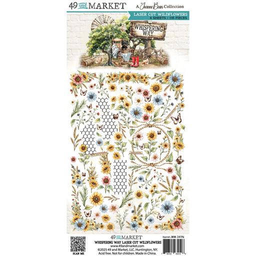 49 AND MARKET WHISPERING WAY LASER CUT WILDFLOWER - JWW-34196