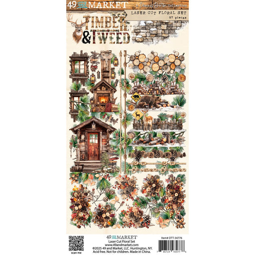 49 AND MARKET TIMBER TWEED LASER FLORALS - DTT-34776