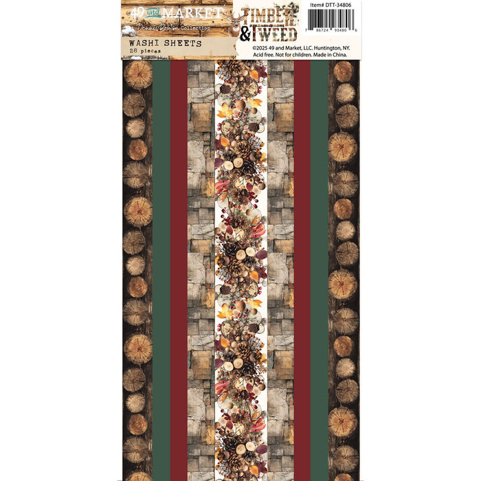 49 AND MARKET TIMBER TWEED WASHI TAOE SHEETS - DTT-34806