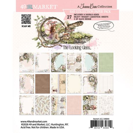 49 AND MARKET THE LOOKING GLASS 6 X 8 COLLECTION PAPER PACK - JLG-34844