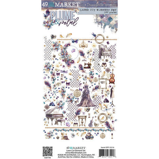 49 AND MARKET PLUME PETAL LASER CUTOUTS - DPP-35216