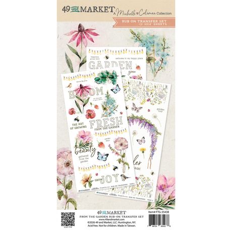 49 AND MARKET FROM THE GARDEN COLLECTION 6X12 RUB ON - FTG-35438