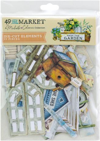 49 AND MARKET FROM THE GARDEN COLLECTION EPHEMERA BITS - FTG-35469