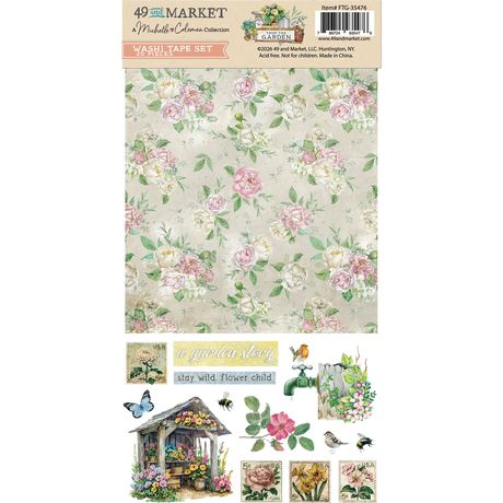 49 AND MARKET FROM THE GARDEN COLLECTION WASHI SHEET - FTG-35476