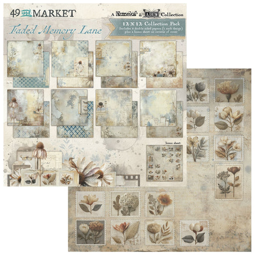 49 AND MARKET FADED MEMORY LANE 12X12 COLLECTION PACK -FML-35506