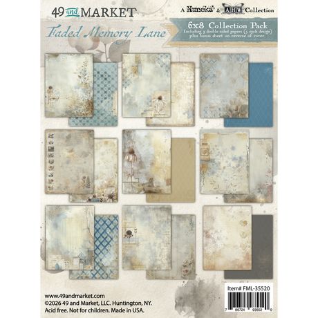49 AND MARKET FADED MEMORY LANE PACK 6X8 - FML-35520