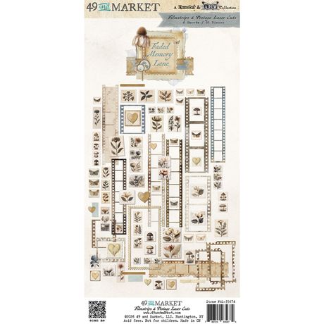 49 AND MARKET FADED MEMORY LANE FILMSTRIP CUT OUTS - FML-35674
