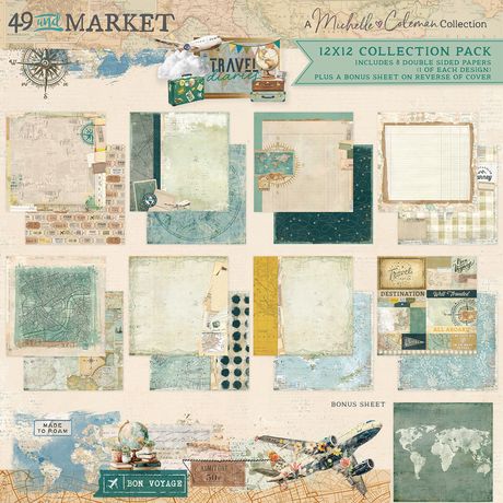 49 AND MARKET TRAVEL DIARIES COLLECTION 12 X 12  PACK - MTD-35742