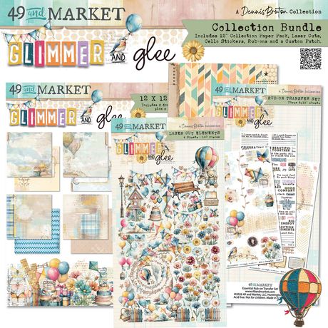 49 AND MARKET GLIMMER AND GLEE COLLECTION 12 X 12 PACK WITH PATCH -DGG-35957