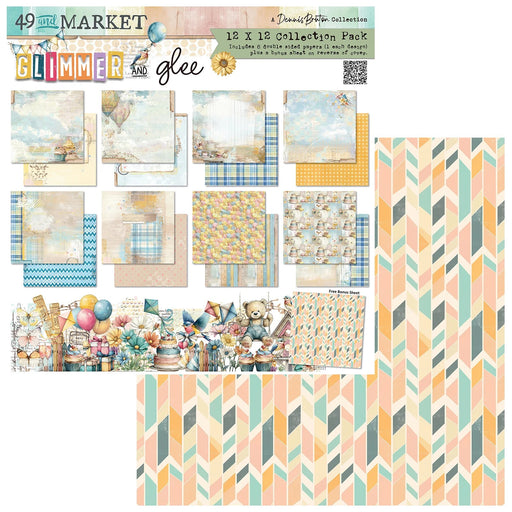 49 AND MARKET GLIMMER AND GLEE COLLECTION PACK 12X12 - DGG-35964