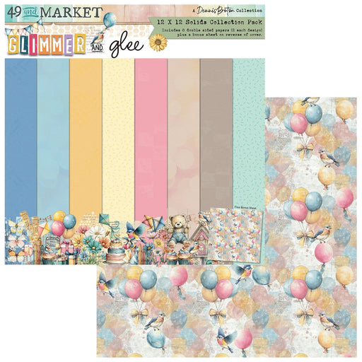 49 AND MARKET GLIMMER AND GLEE COLLECTION SOLIDS PACK 12X12 - DGG-35971