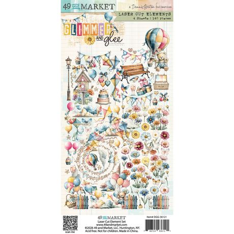 49 AND MARKET GLIMMER AND GLEE COLLECTION ELEMENTS GLEE CUTOUT - DGG-36121